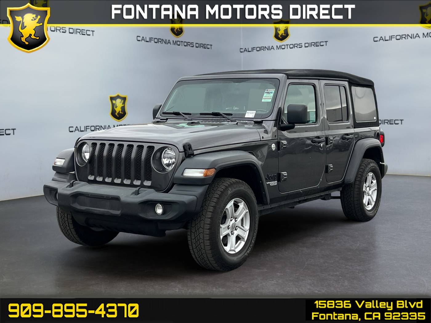 2021 Jeep Wrangler Sport S — SUV — 63,694 mi — Fontana, CA