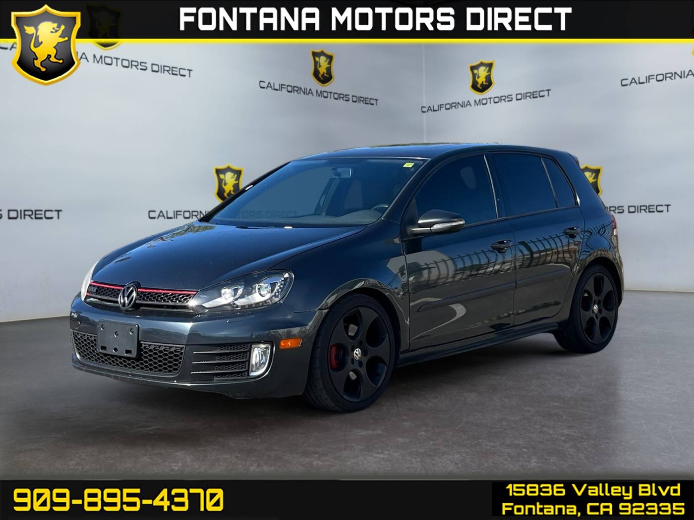 2012 Volkswagen Golf GTI Base — Hatchback — 78,018 mi — Fontana, CA