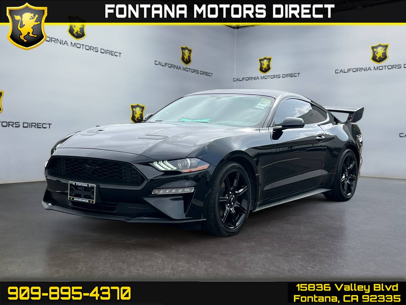 2020 Ford Mustang EcoBoost — Coupe — 69,685 mi — Fontana, CA