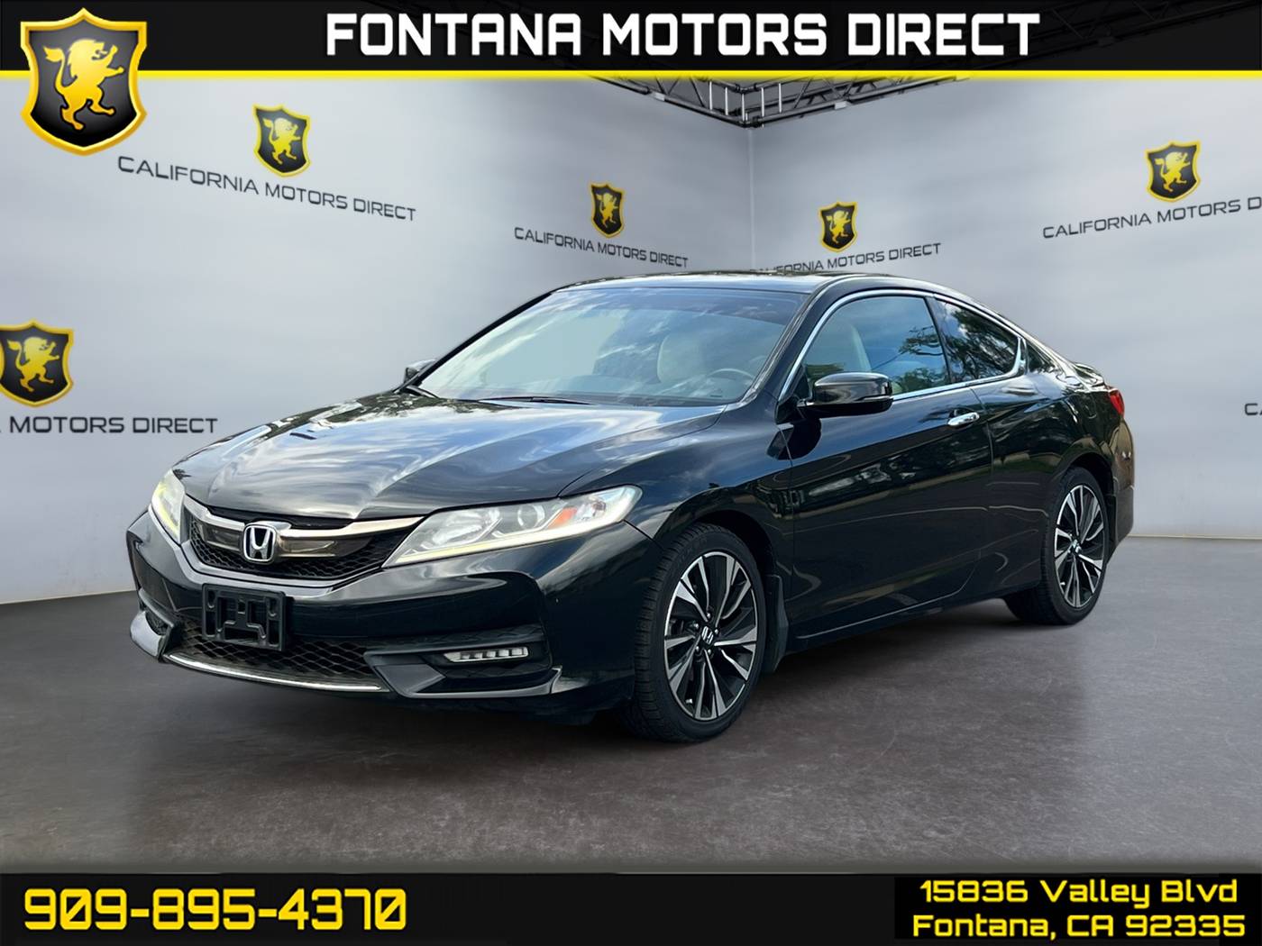 2017 Honda Accord EX-L — Coupe — 74,355 mi — Fontana, CA