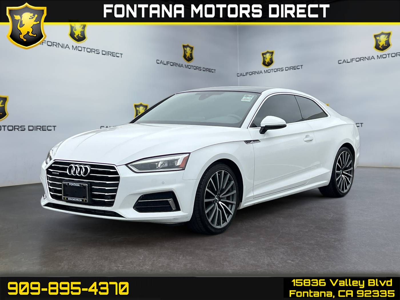 2018 Audi A5 Premium Plus — Coupe — 43,155 mi — Fontana, CA
