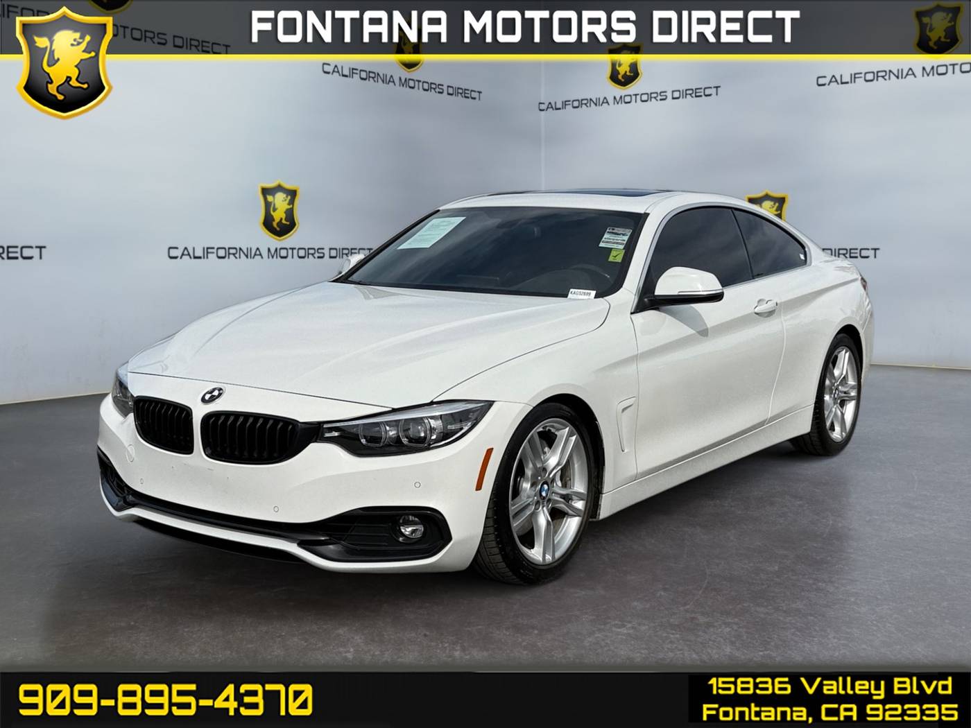 2019 BMW 4 Series 440i — Coupe — 51,225 mi — Fontana, CA