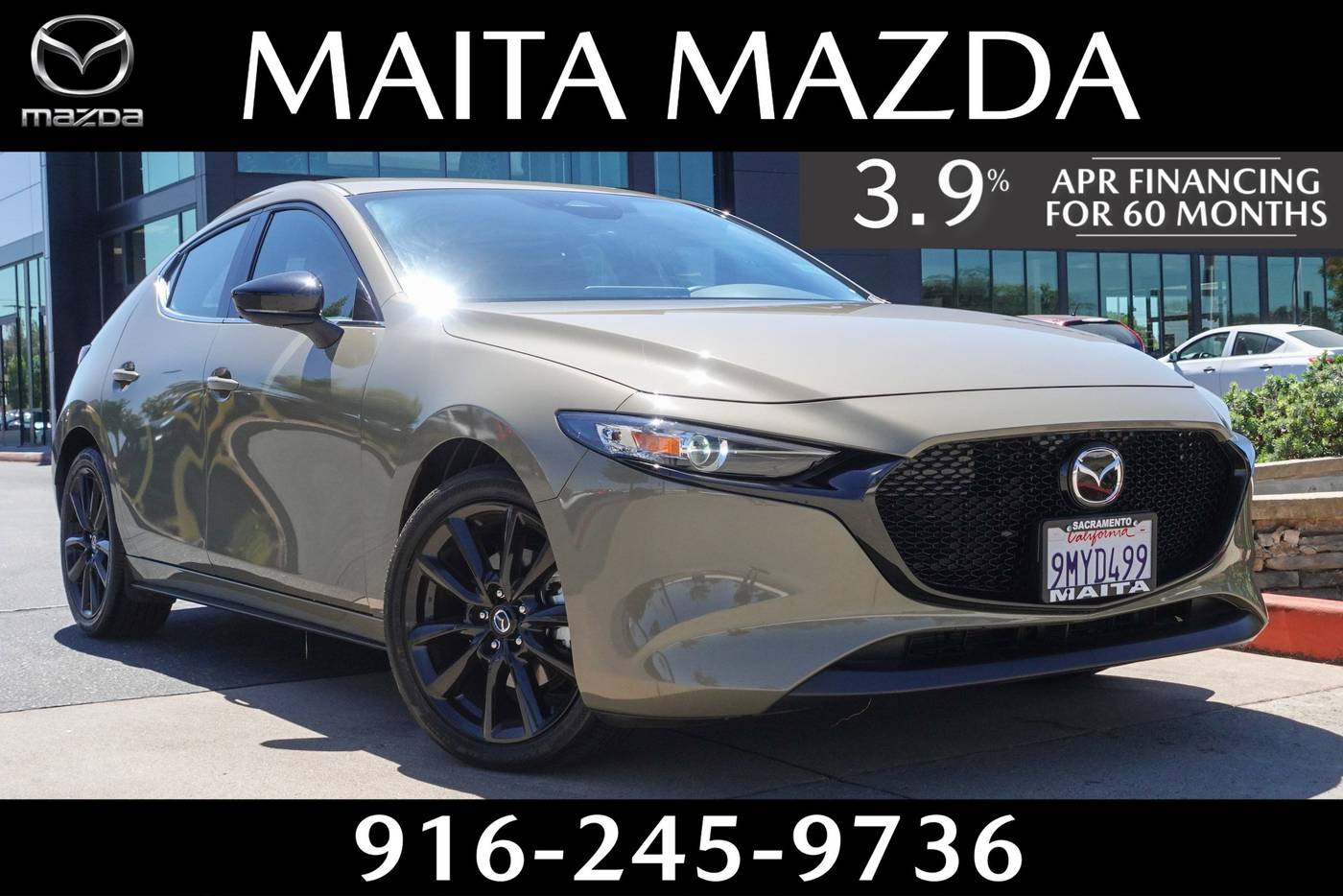 2025 Mazda Mazda3 2.5 Carbon Turbo — Hatchback — 1,959 mi — Sacramento, CA