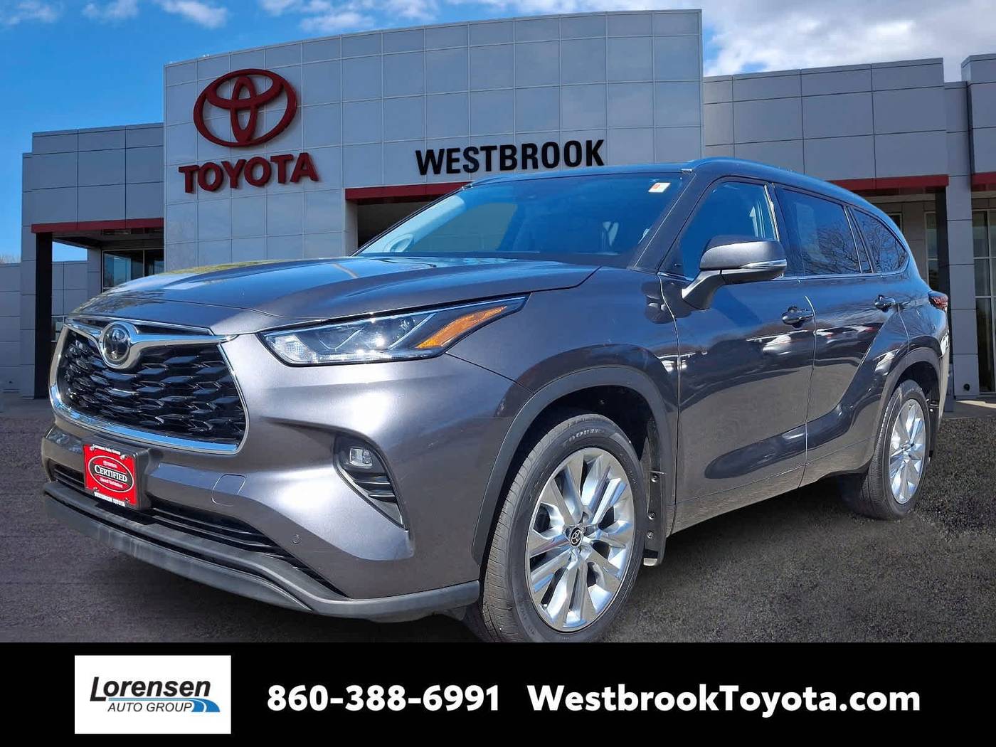 2021 Toyota Highlander Limited — SUV — 46,582 mi — Westbrook, CT