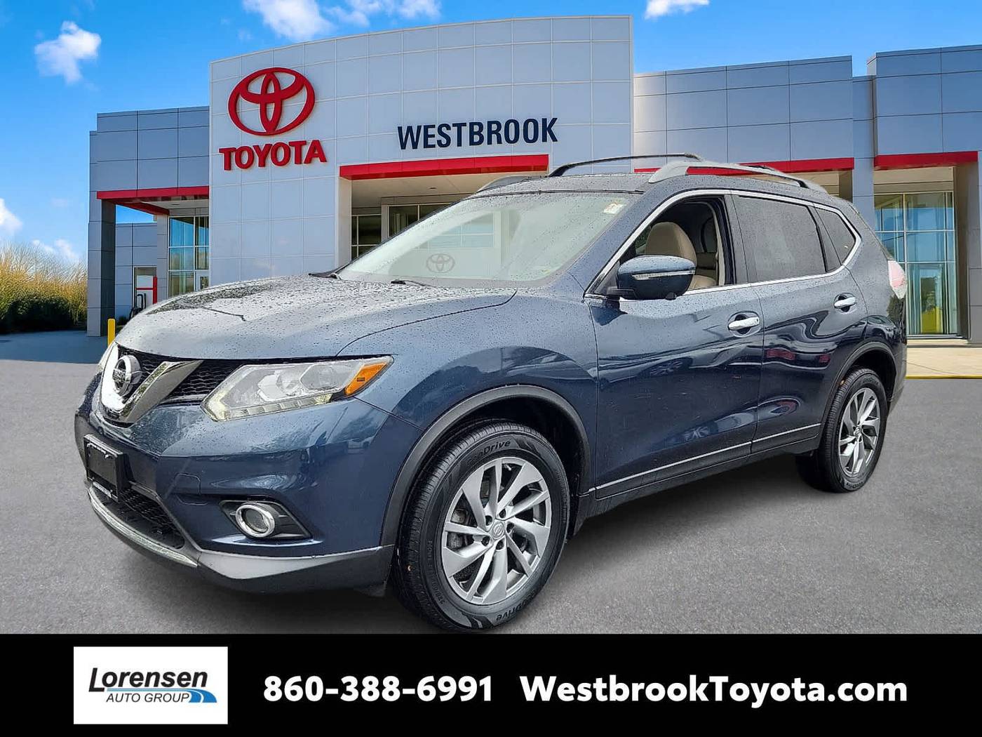 2015 Nissan Rogue SL — SUV — 143,842 mi — Westbrook, CT