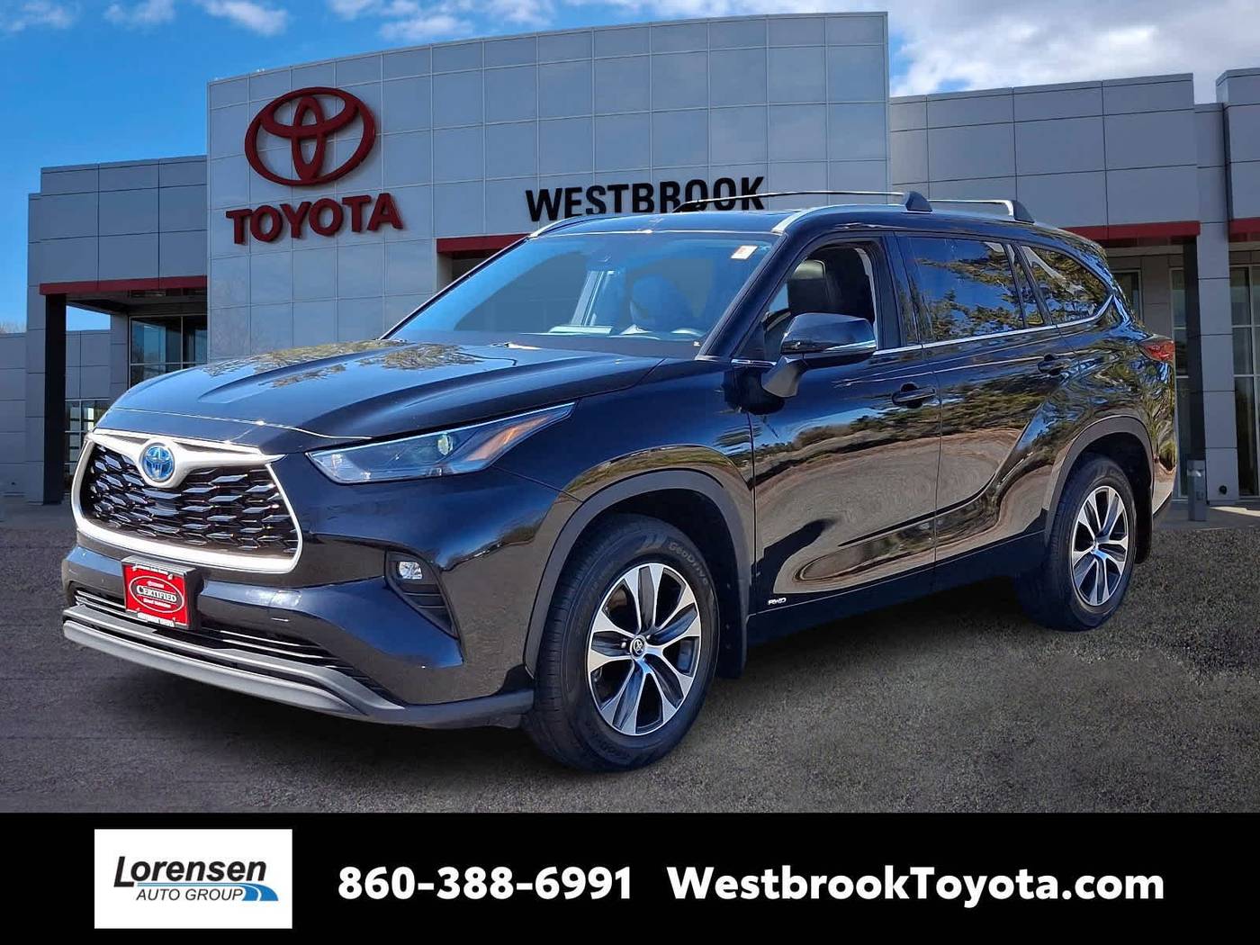 2022 Toyota Highlander Hybrid XLE — SUV — 52,579 mi — Westbrook, CT