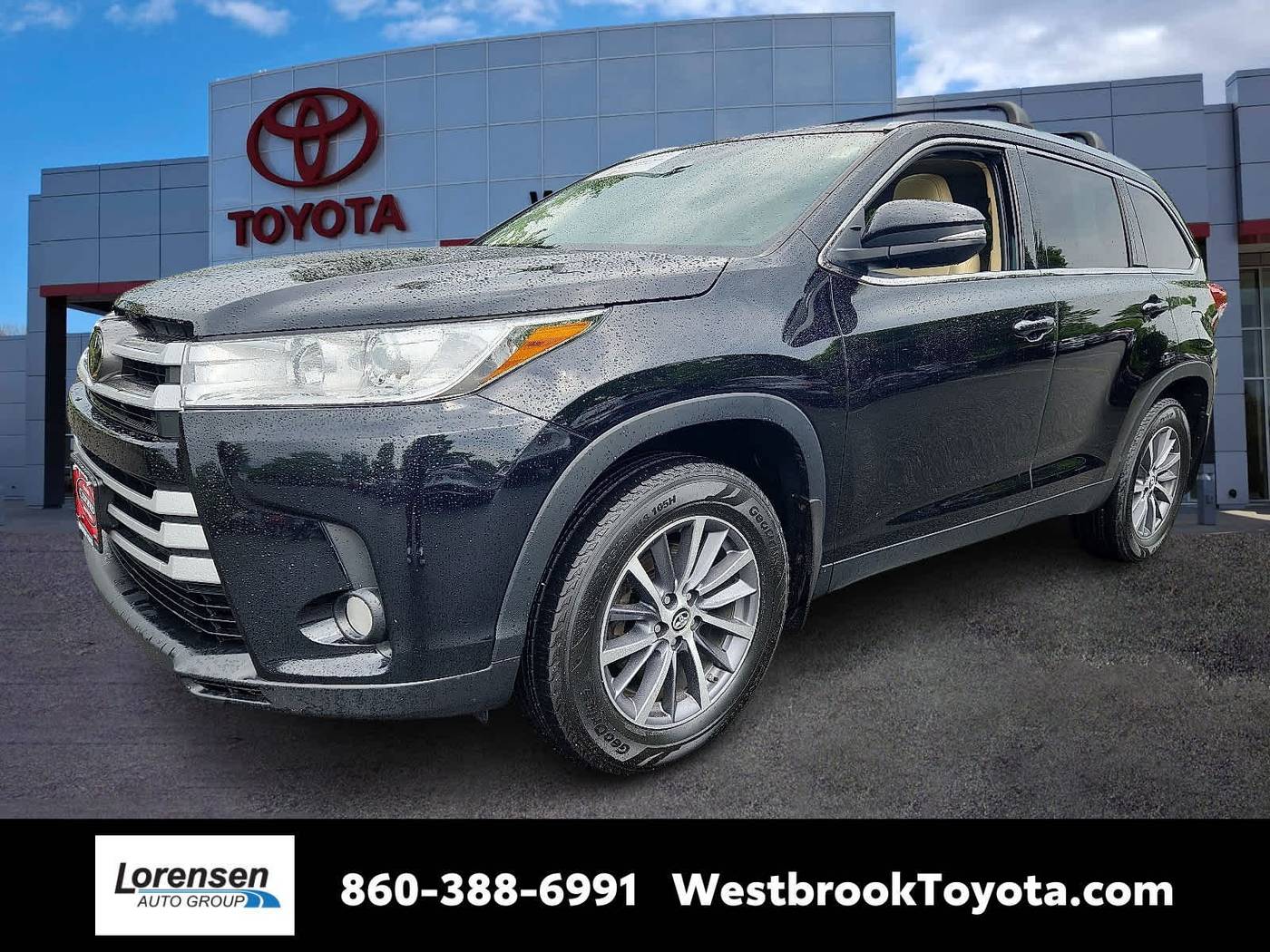 2019 Toyota Highlander XLE — SUV — 94,913 mi — Westbrook, CT