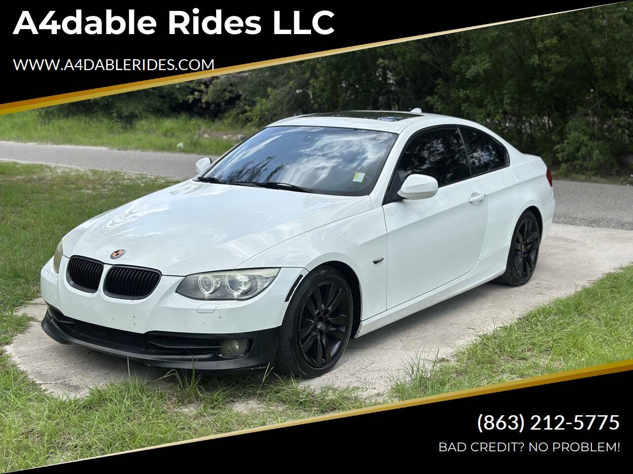 2013 BMW 3 Series 328i — Coupe — 113,600 mi — Haines City, FL