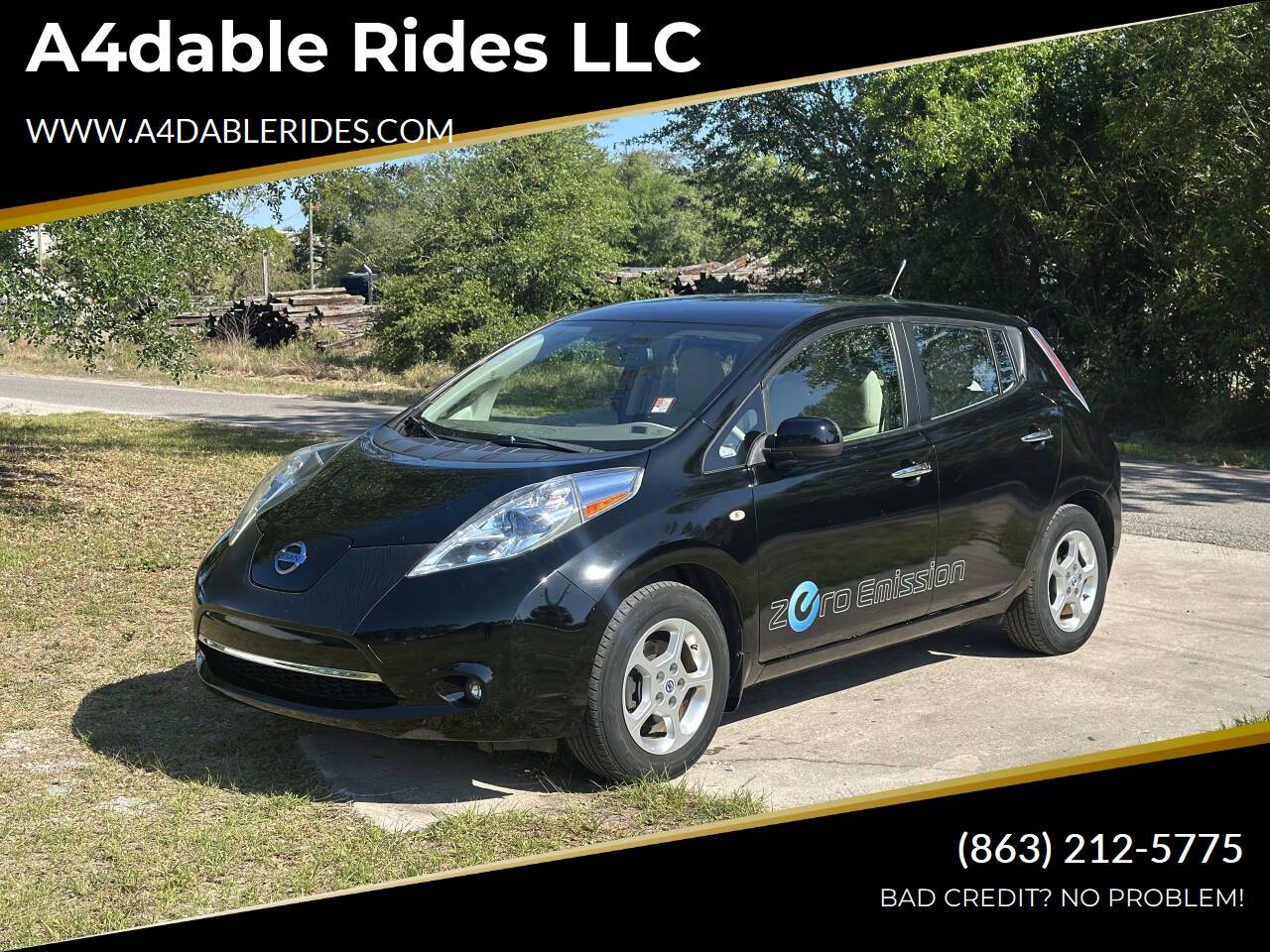 2011 Nissan LEAF SL — Hatchback — 48,463 mi — Haines City, FL