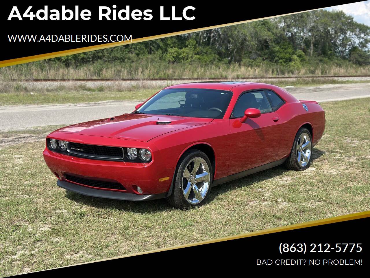 2012 Dodge Challenger SXT Plus — Coupe — 70,913 mi — Haines City, FL