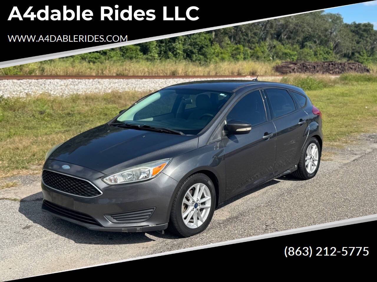 2016 Ford Focus SE — Hatchback — 74,589 mi — Haines City, FL