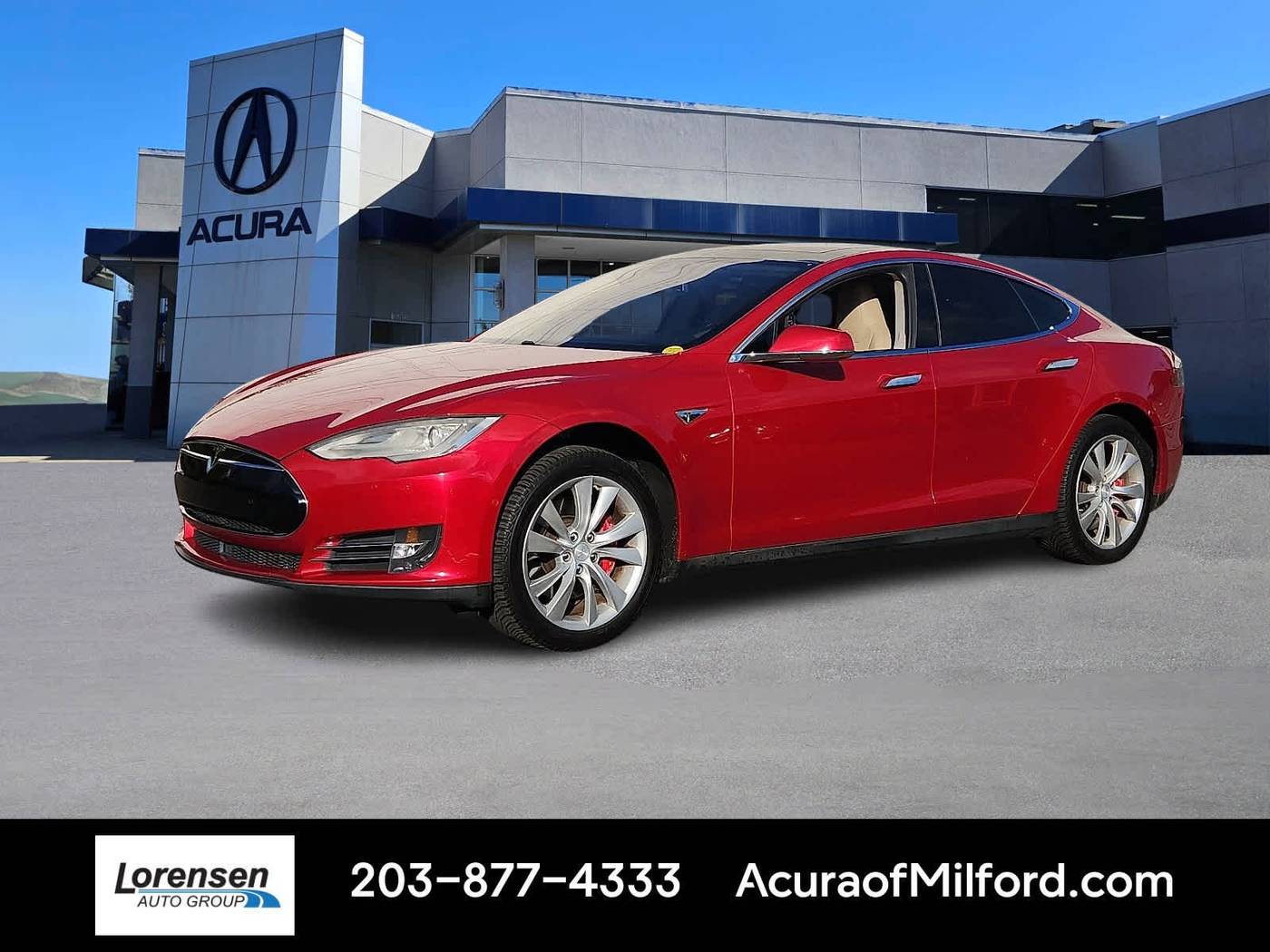 2015 Tesla Model S P85D — Hatchback — 80,272 mi — Milford, CT
