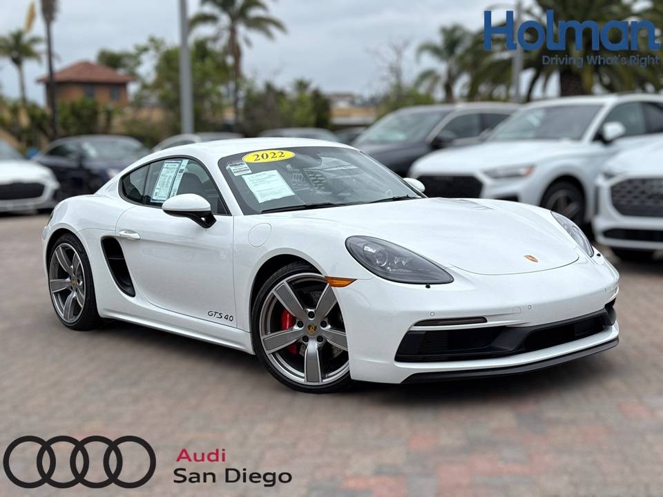 2022 Porsche 718 Cayman GTS — Coupe — 4,300 mi — San Diego, CA