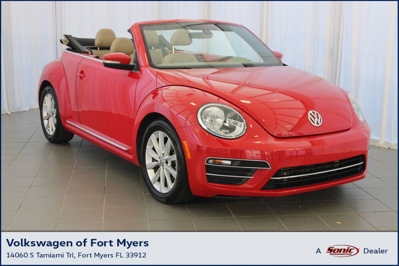 2017 Volkswagen Beetle 1.8T SEL — Convertible — 91,070 mi — Fort Myers, FL
