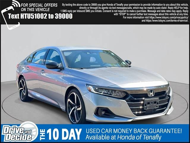 2022 Honda Accord Sport — Sedan — 18,193 mi — Tenafly, NJ