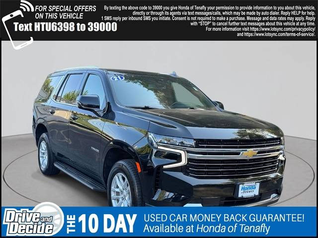 2021 Chevrolet Tahoe LT — SUV — 59,698 mi — Tenafly, NJ