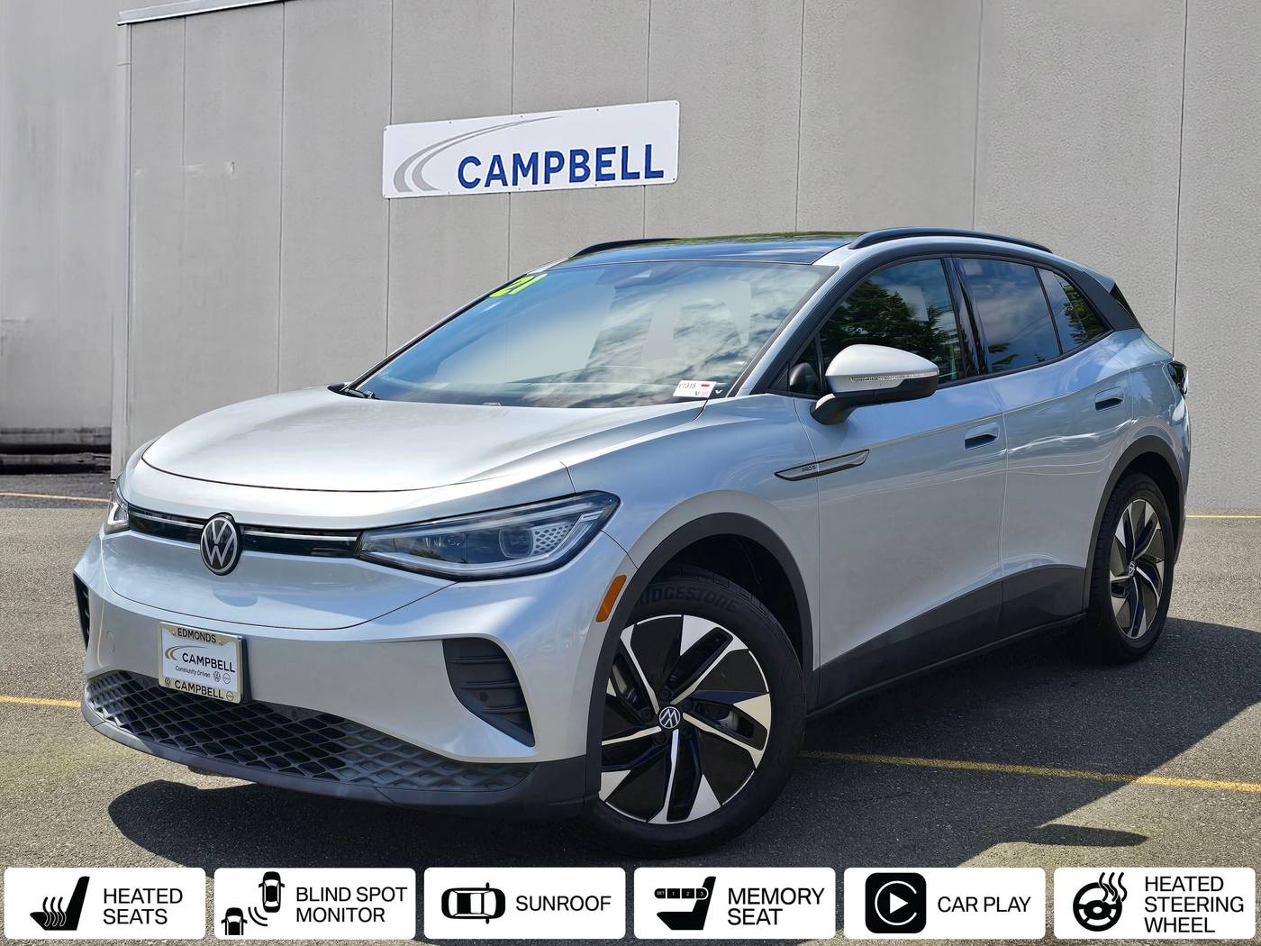 2021 Volkswagen ID.4 Pro S — SUV — 12,361 mi — Edmonds, WA