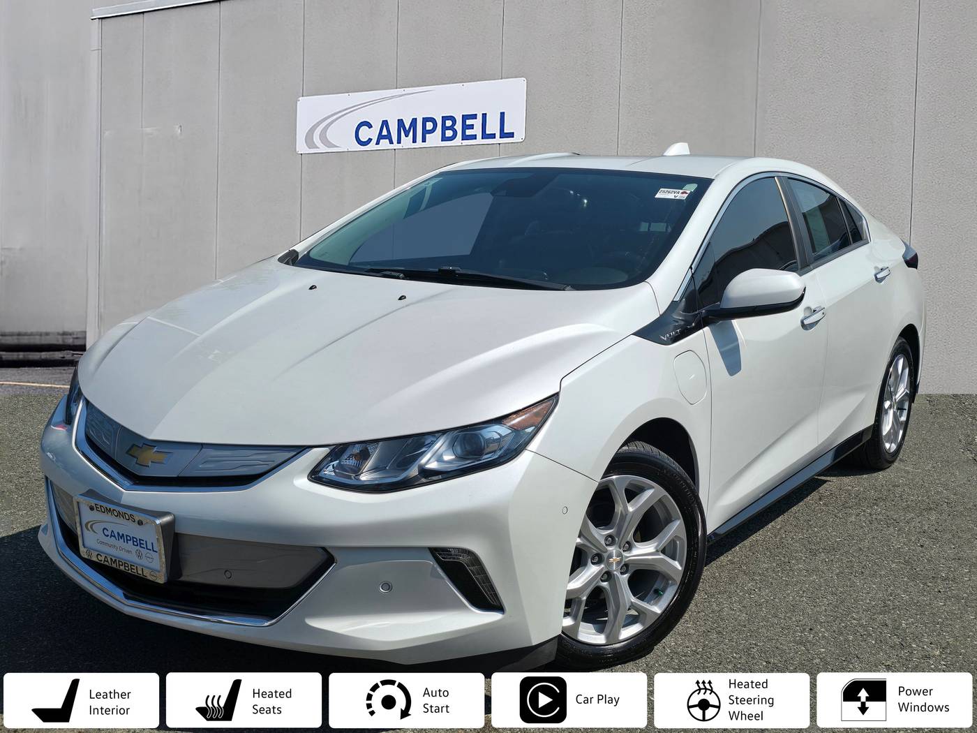 2018 Chevrolet Volt Premier — Sedan — 64,388 mi — Edmonds, WA
