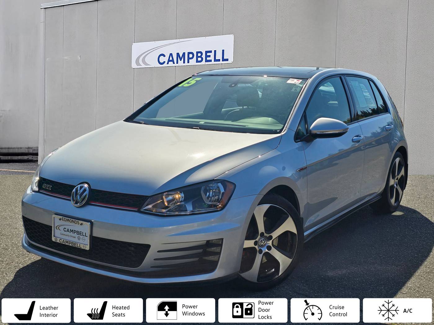 2015 Volkswagen Golf GTI SE — Hatchback — 57,290 mi — Edmonds, WA