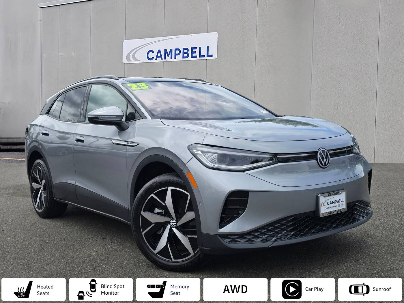 2023 Volkswagen ID.4 Pro S — SUV — 12,499 mi — Edmonds, WA