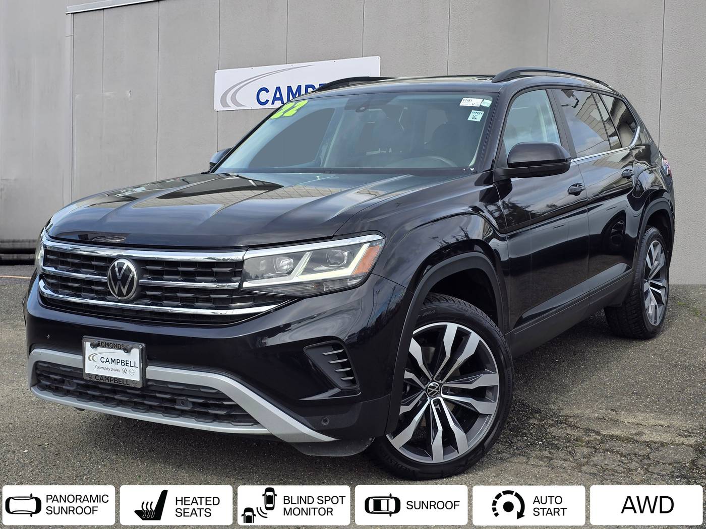 2022 Volkswagen Atlas SE with Technology — SUV — 42,694 mi — Edmonds, WA