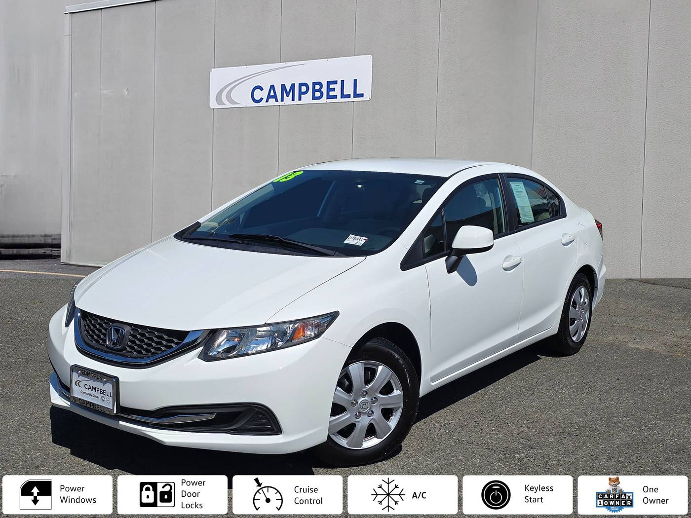 2013 Honda Civic LX — Sedan — 54,290 mi — Edmonds, WA