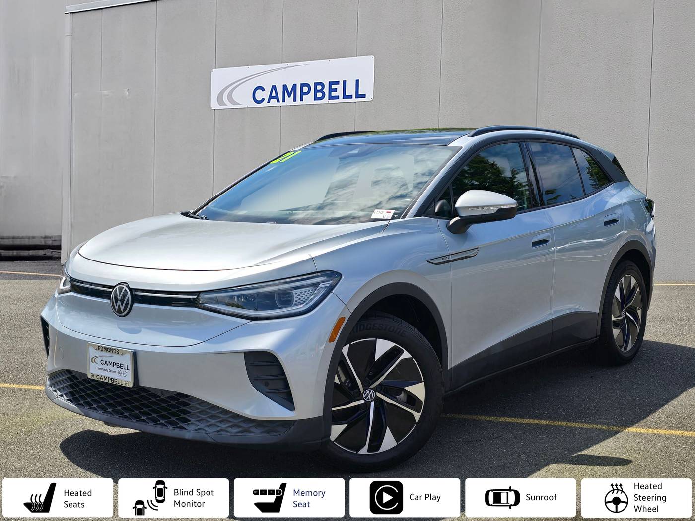 2021 Volkswagen ID.4 Pro S — SUV — 38,245 mi — Edmonds, WA