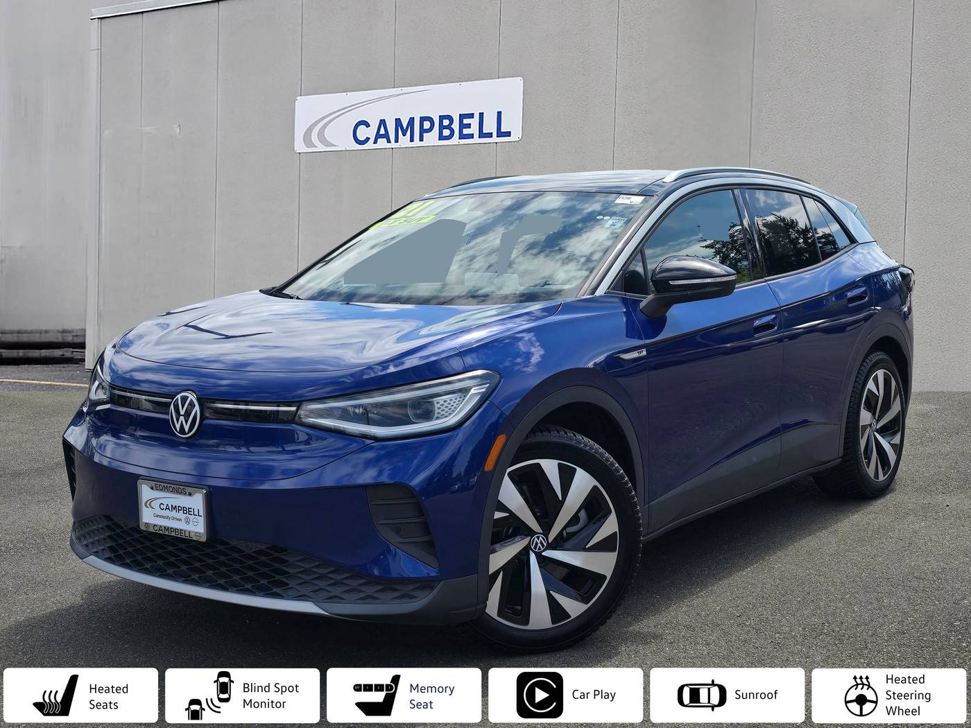 2021 Volkswagen ID.4 1st Edition — SUV — 28,526 mi — Edmonds, WA