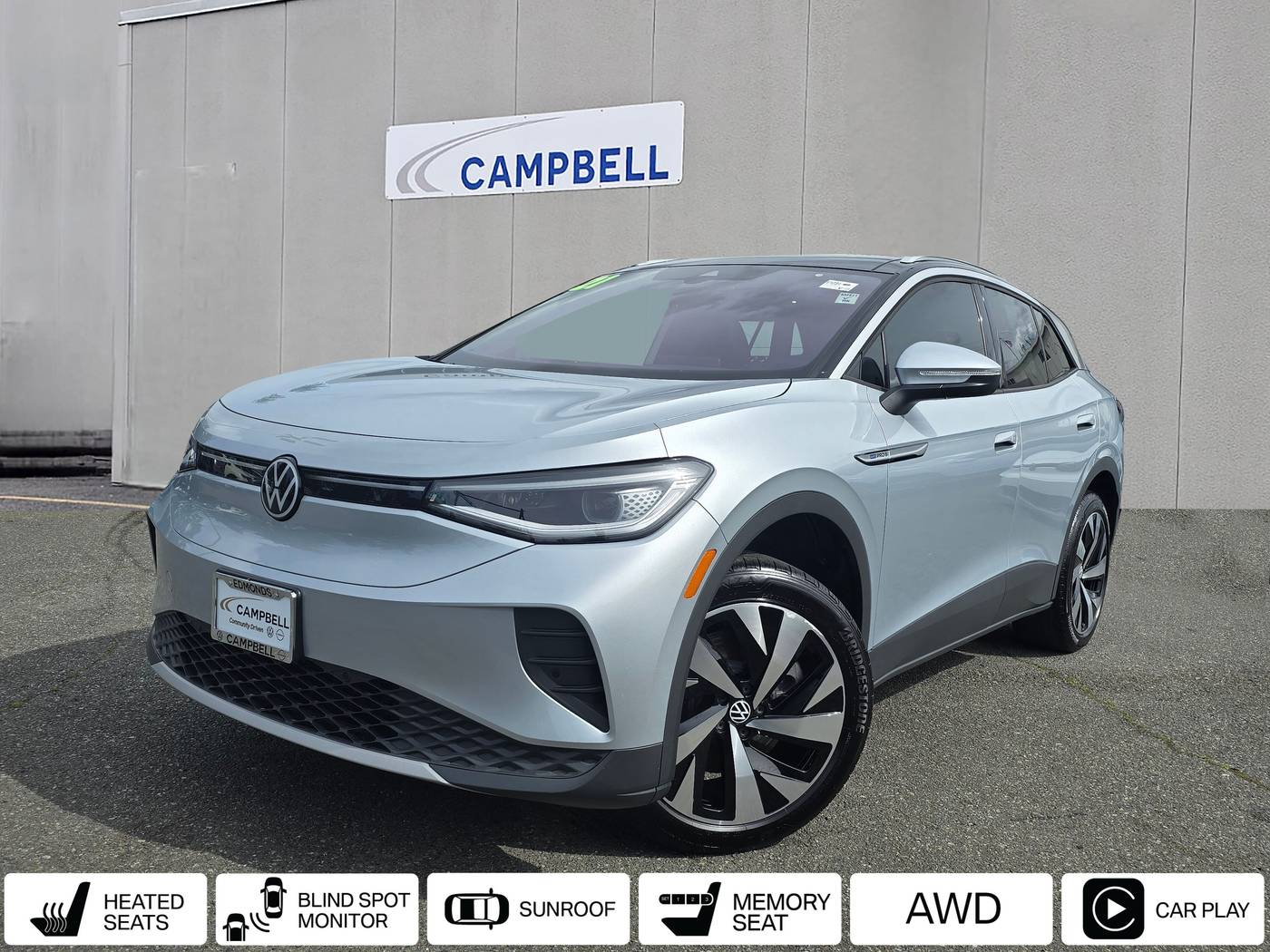 2021 Volkswagen ID.4 Pro S — SUV — 6,929 mi — Edmonds, WA