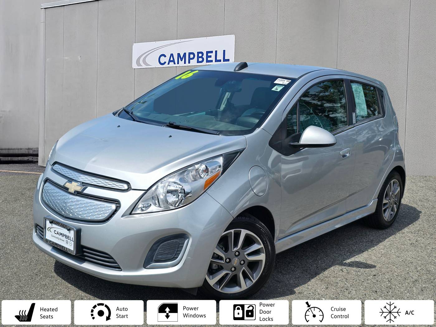 2016 Chevrolet Spark EV LT — Hatchback — 55,675 mi — Edmonds, WA