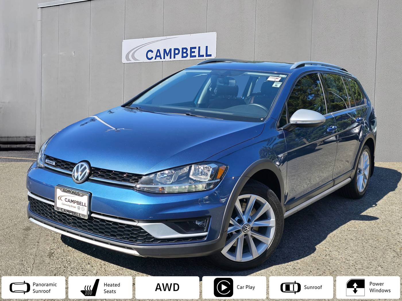 2018 Volkswagen Golf Alltrack S — Wagon — 39,068 mi — Edmonds, WA