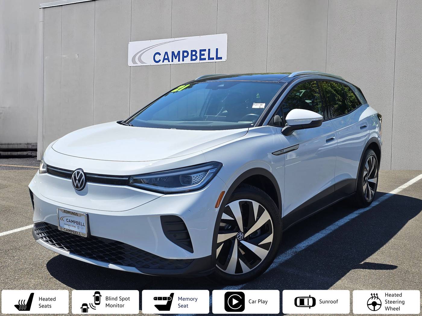 2021 Volkswagen ID.4 Pro S — SUV — 27,492 mi — Edmonds, WA