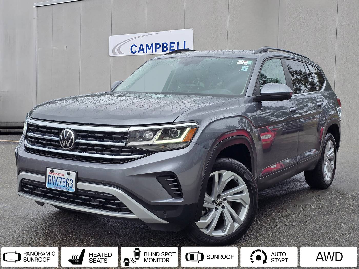2022 Volkswagen Atlas SE with Technology — SUV — 44,509 mi — Edmonds, WA