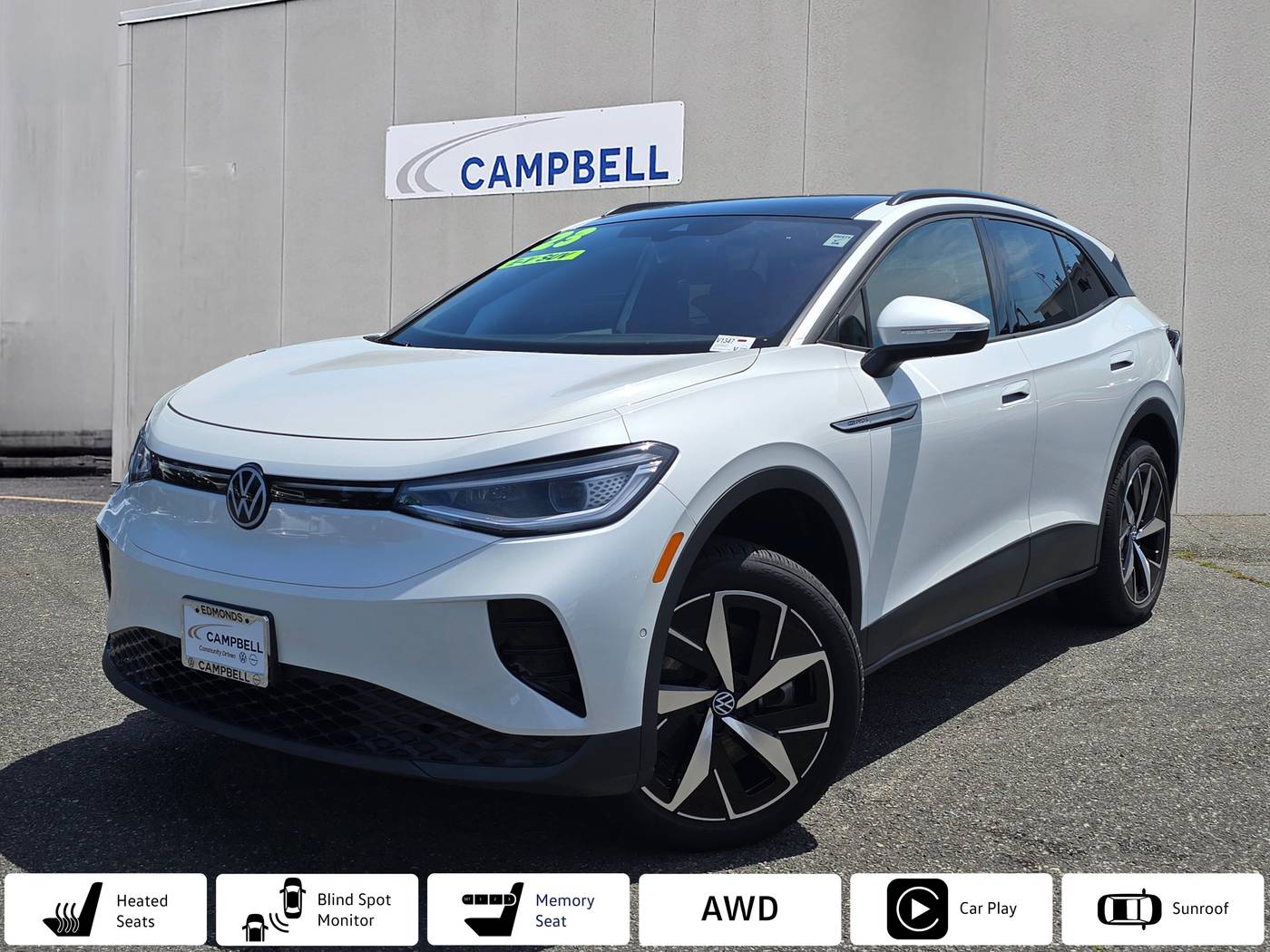2023 Volkswagen ID.4 Pro S — SUV — 27,625 mi — Edmonds, WA