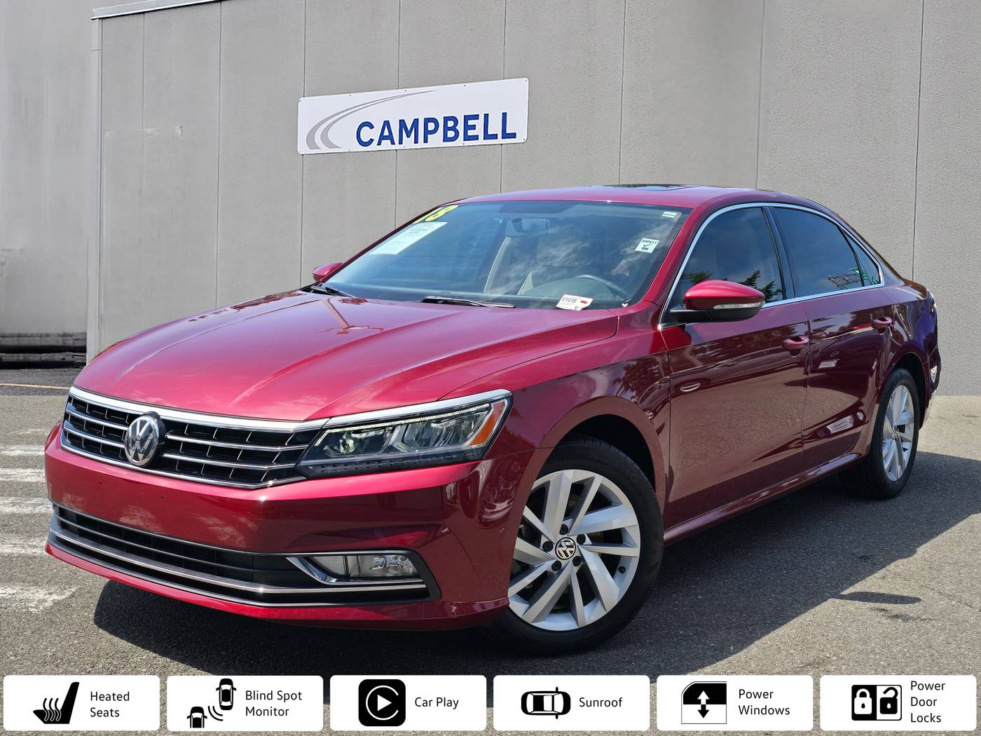 2018 Volkswagen Passat 2.0T SE — Sedan — 52,210 mi — Edmonds, WA