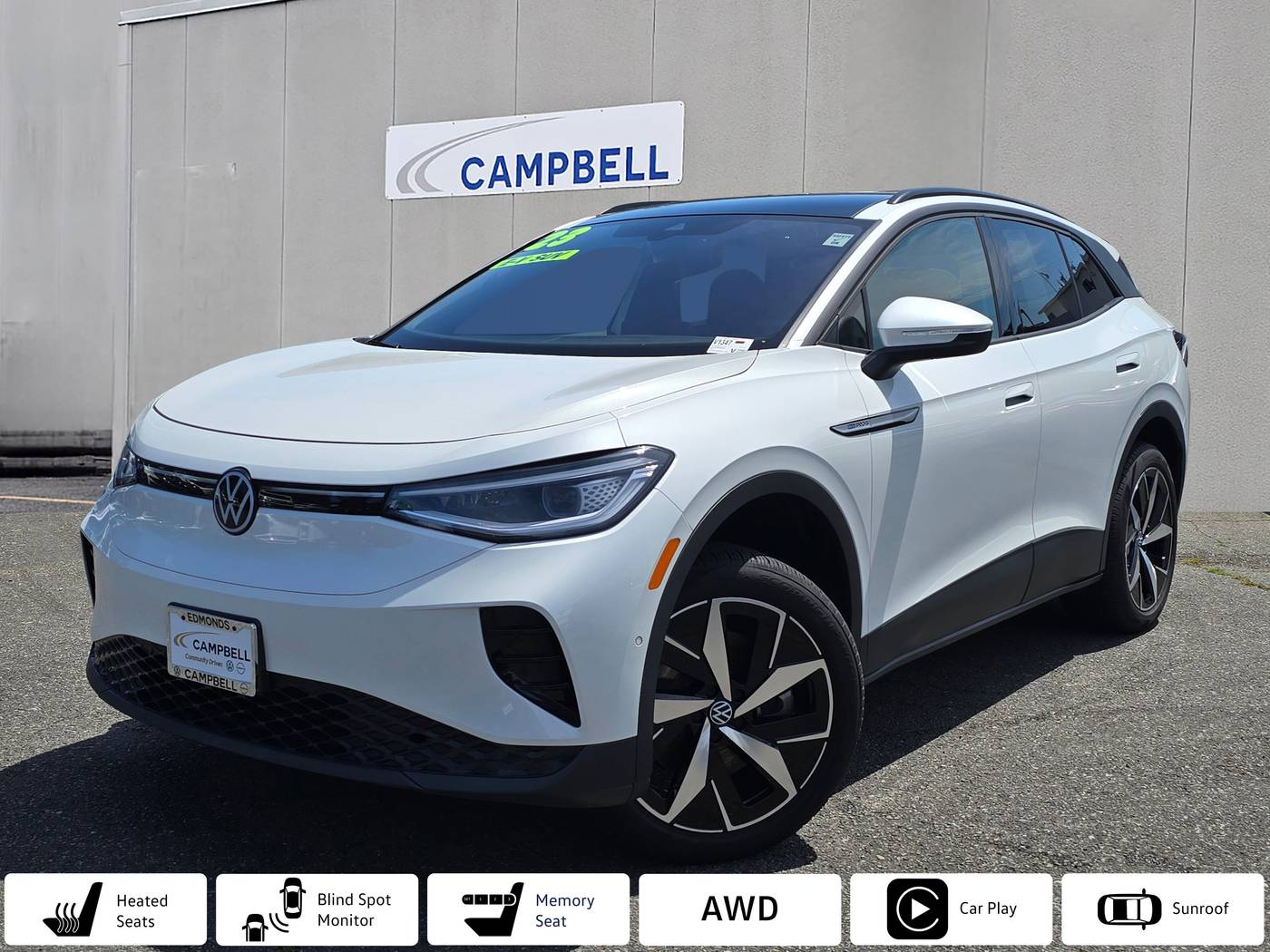 2023 Volkswagen ID.4 Pro S — SUV — 9,390 mi — Edmonds, WA