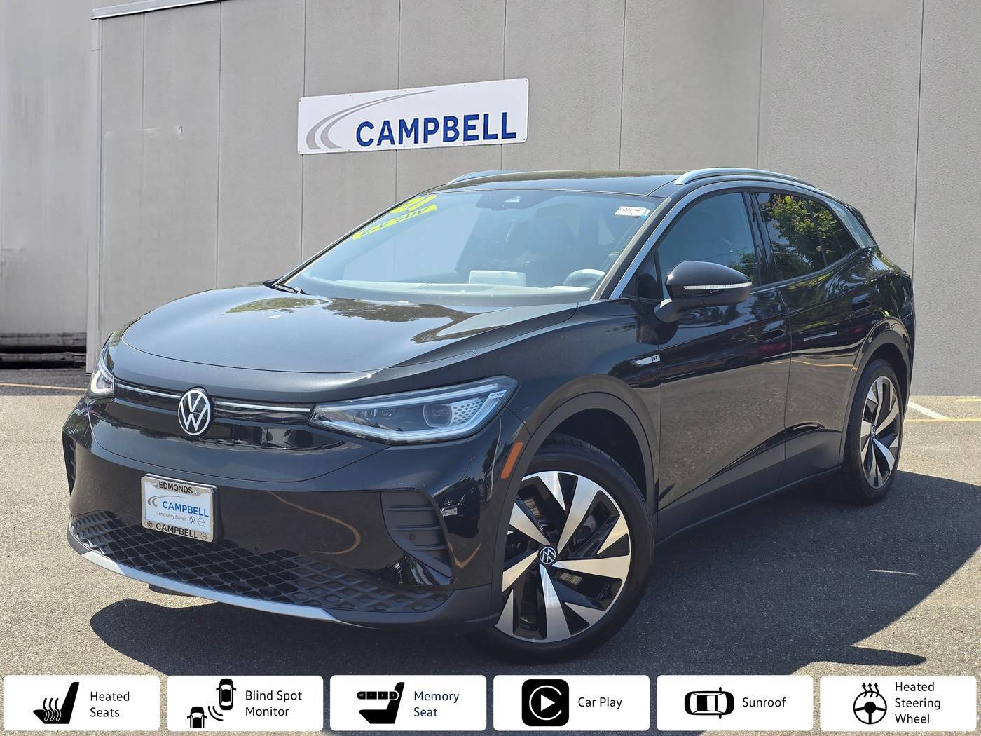 2021 Volkswagen ID.4 1st Edition — SUV — 21,142 mi — Edmonds, WA