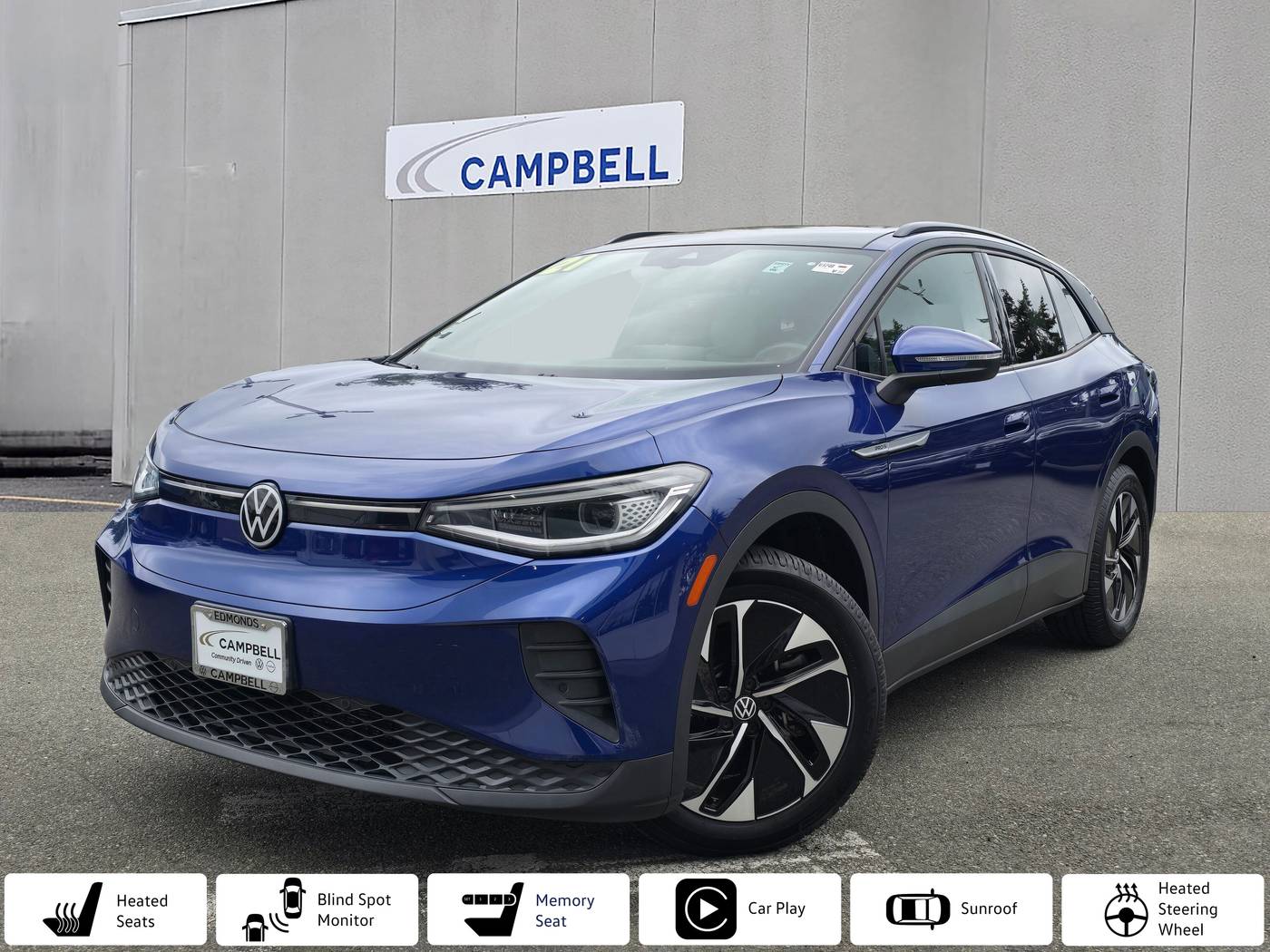 2021 Volkswagen ID.4 Pro S — SUV — 47,456 mi — Edmonds, WA