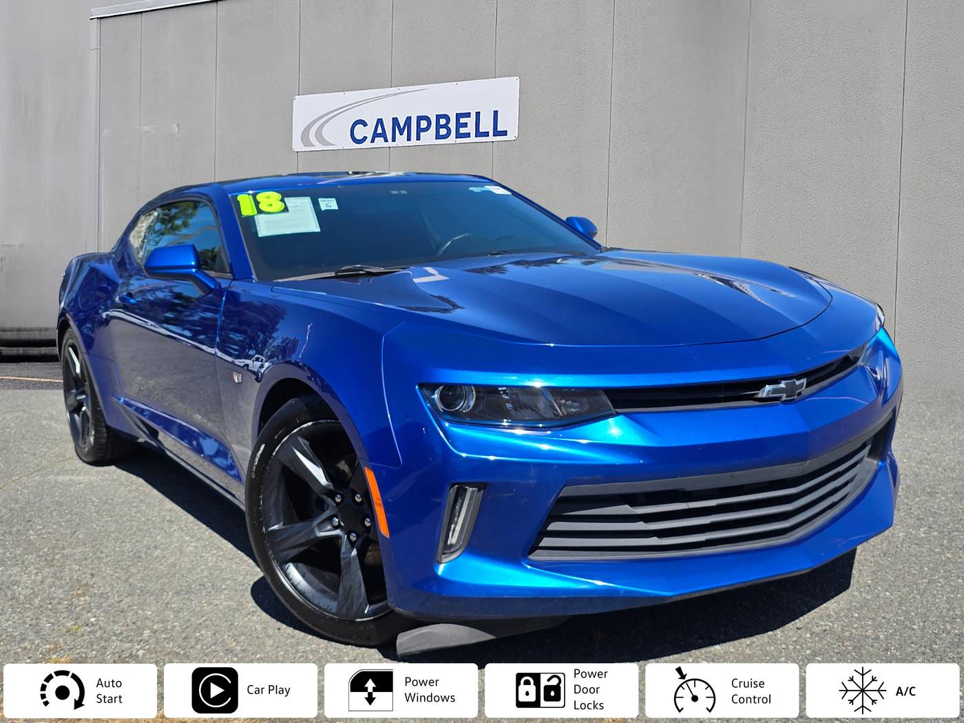 2018 Chevrolet Camaro 1LT — Coupe — 66,299 mi — Edmonds, WA