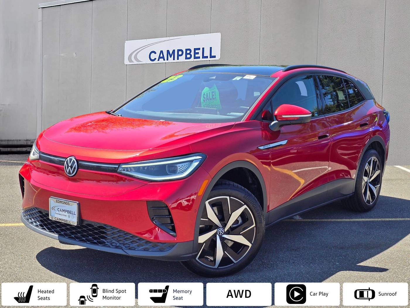 2023 Volkswagen ID.4 Pro S Plus — SUV — 15,105 mi — Edmonds, WA