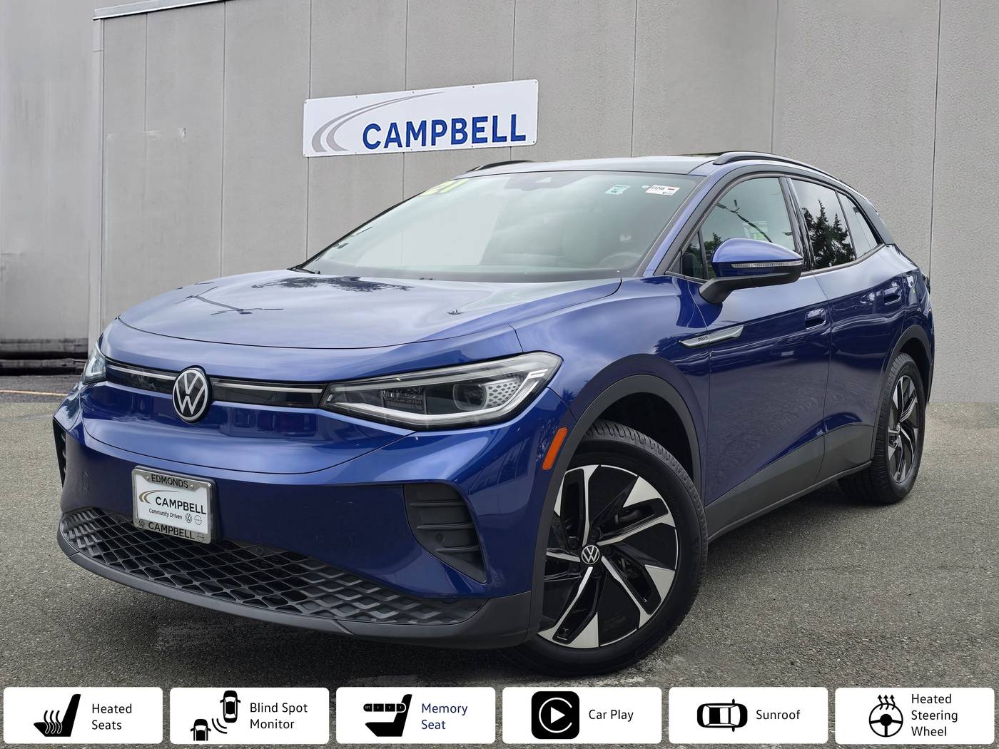 2021 Volkswagen ID.4 Pro S — SUV — 36,782 mi — Edmonds, WA