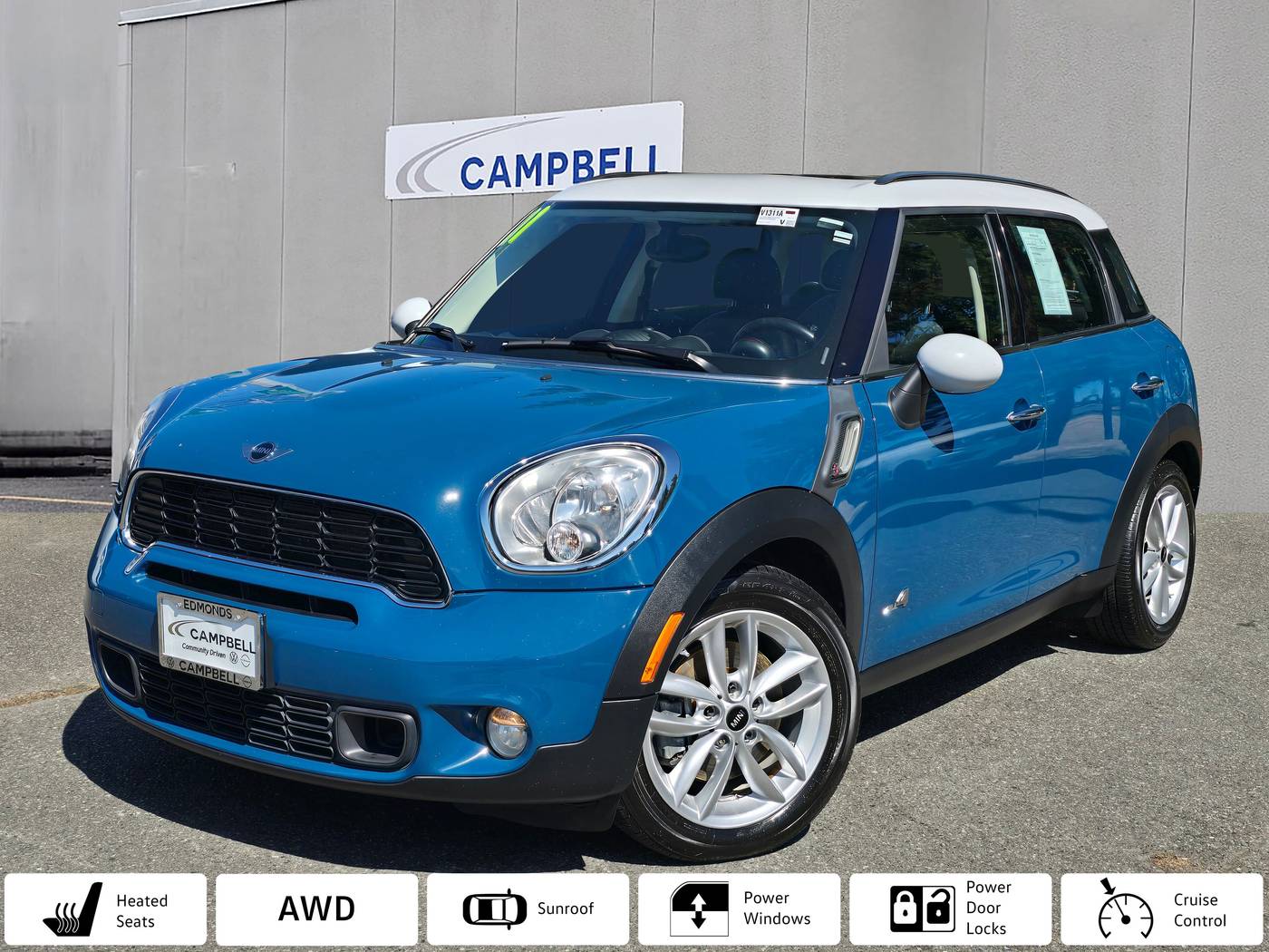 2011 MINI Countryman Cooper S — SUV — 93,071 mi — Edmonds, WA