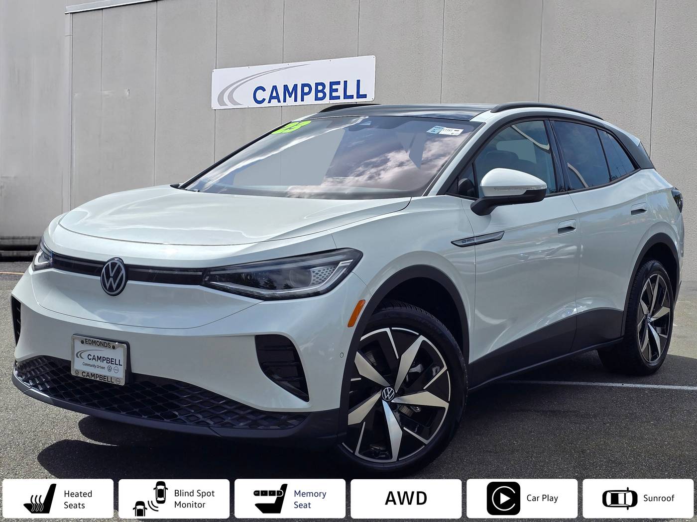 2023 Volkswagen ID.4 Pro S — SUV — 11,918 mi — Edmonds, WA