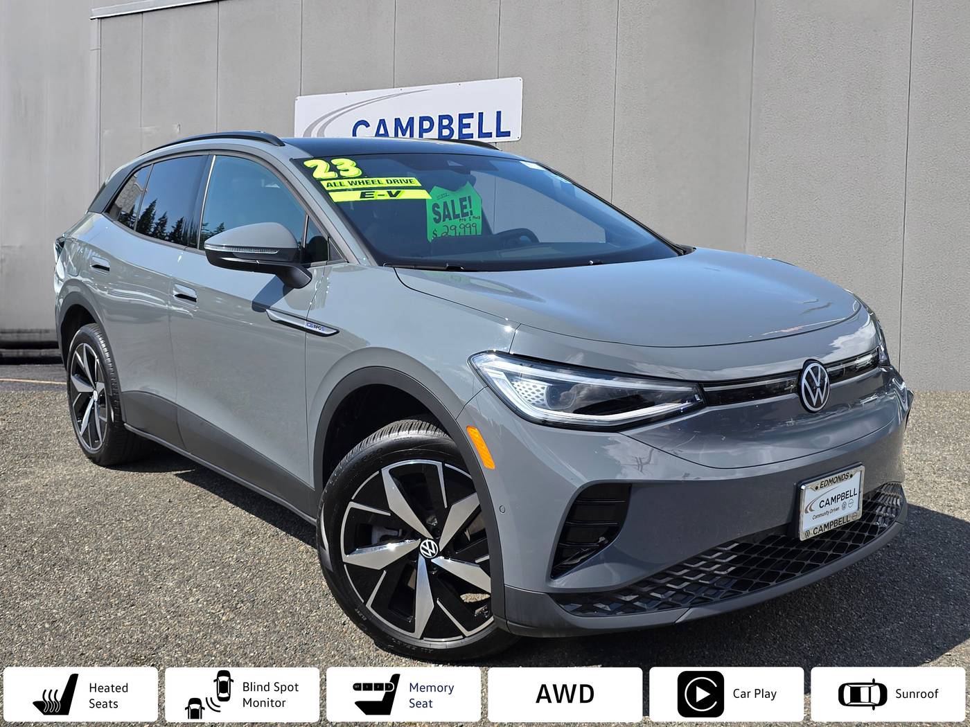 2023 Volkswagen ID.4 Pro S — SUV — 9,046 mi — Edmonds, WA