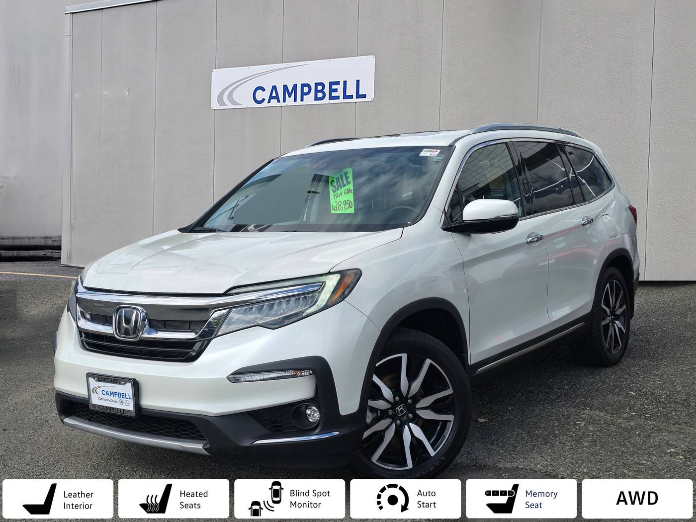 2019 Honda Pilot Elite — SUV — 69,185 mi — Edmonds, WA
