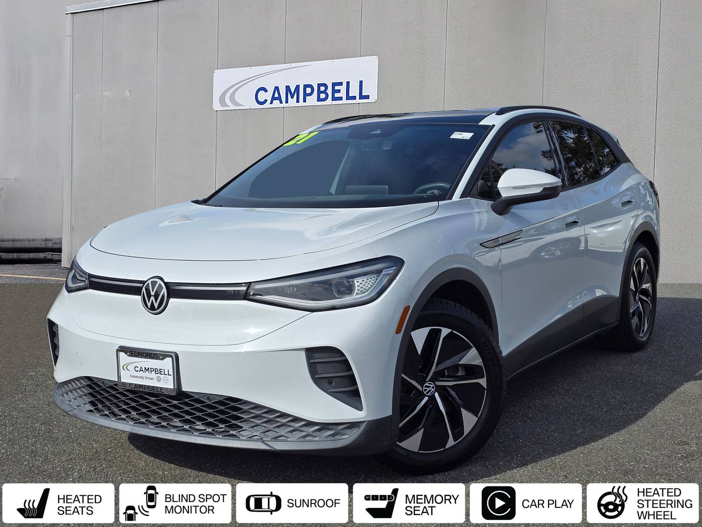 2021 Volkswagen ID.4 Pro S — SUV — 35,143 mi — Edmonds, WA