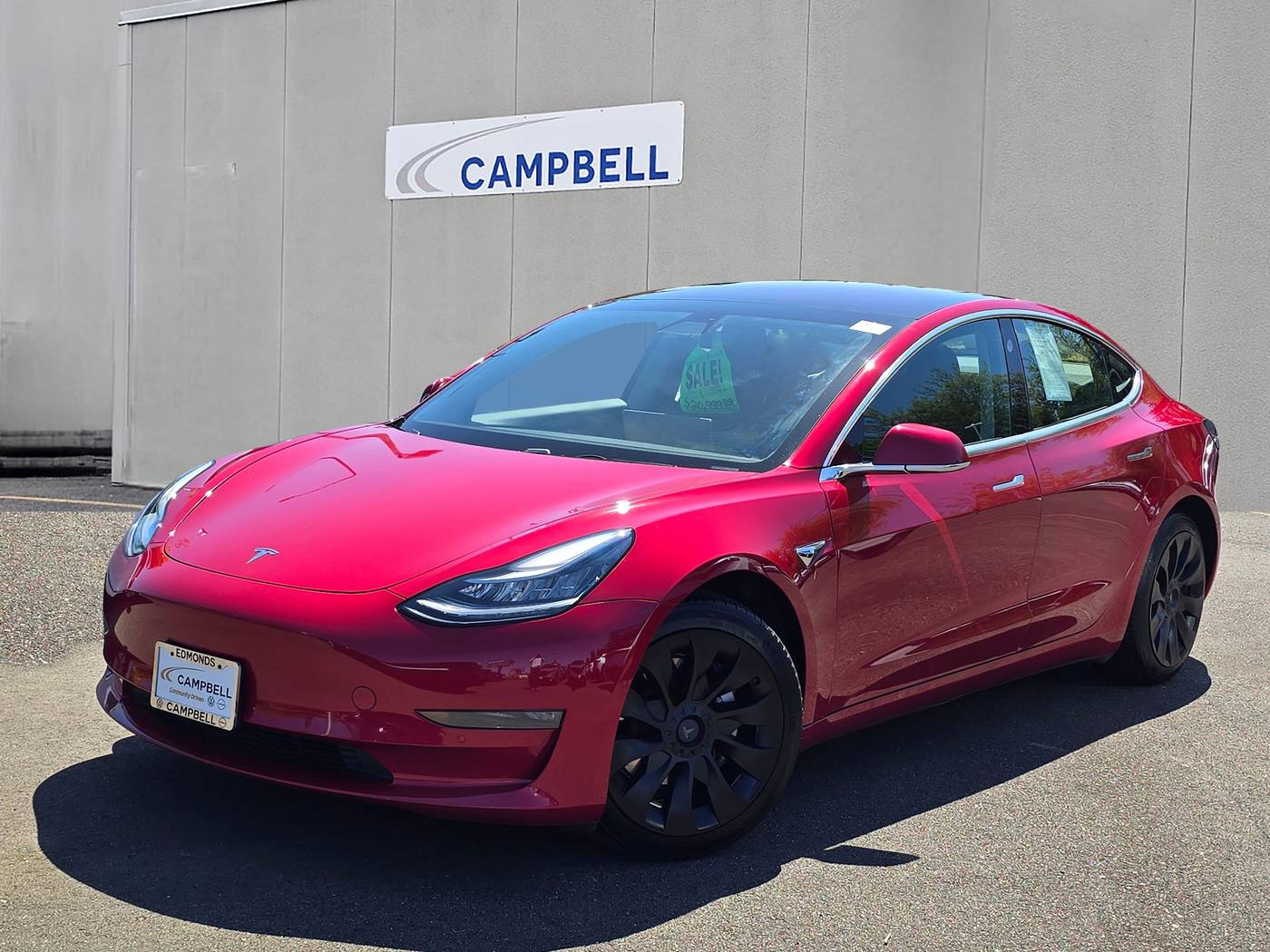 2018 Tesla Model 3 Long Range — Sedan — 47,687 mi — Edmonds, WA