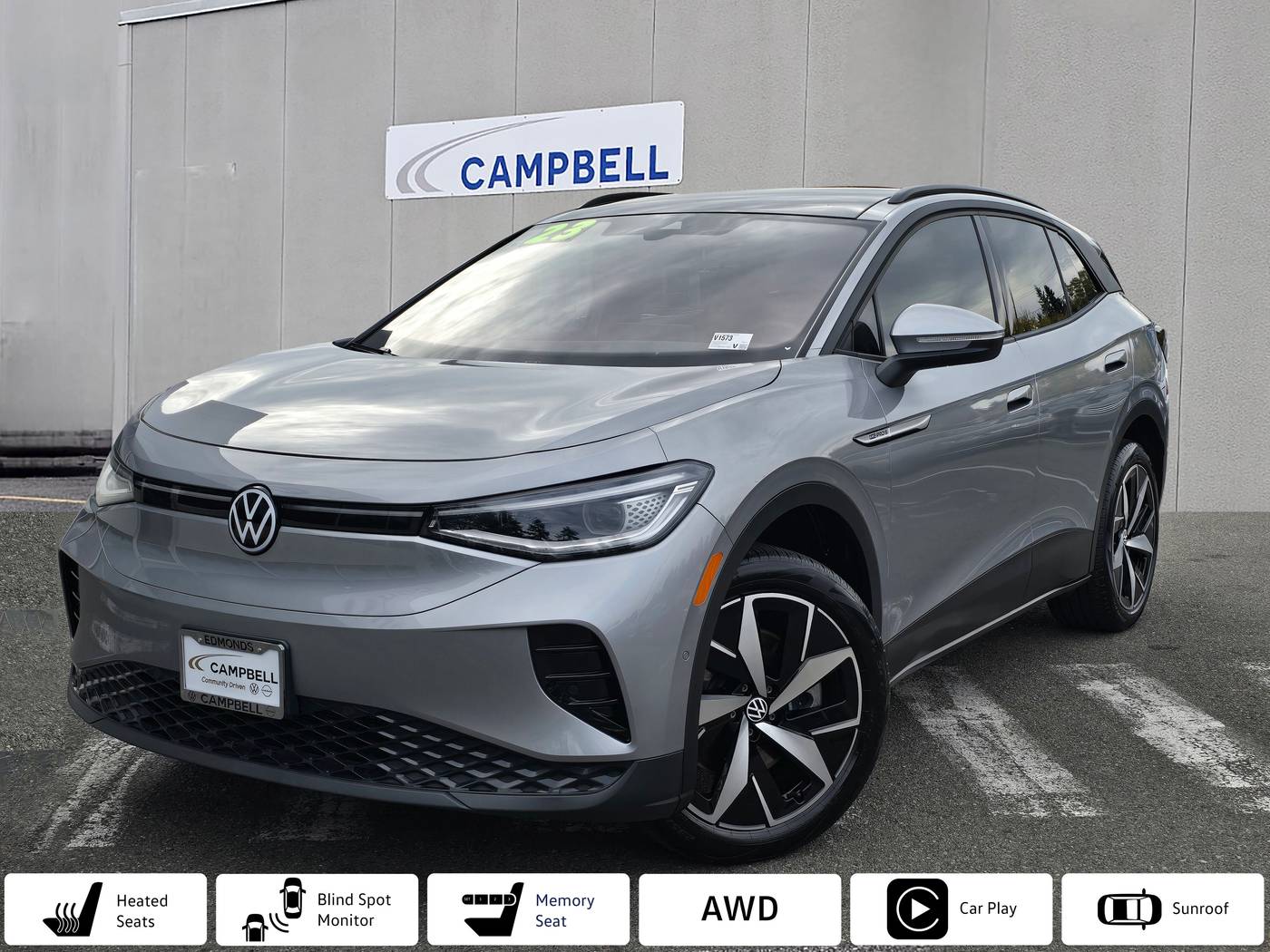 2023 Volkswagen ID.4 Pro S — SUV — 17,682 mi — Edmonds, WA