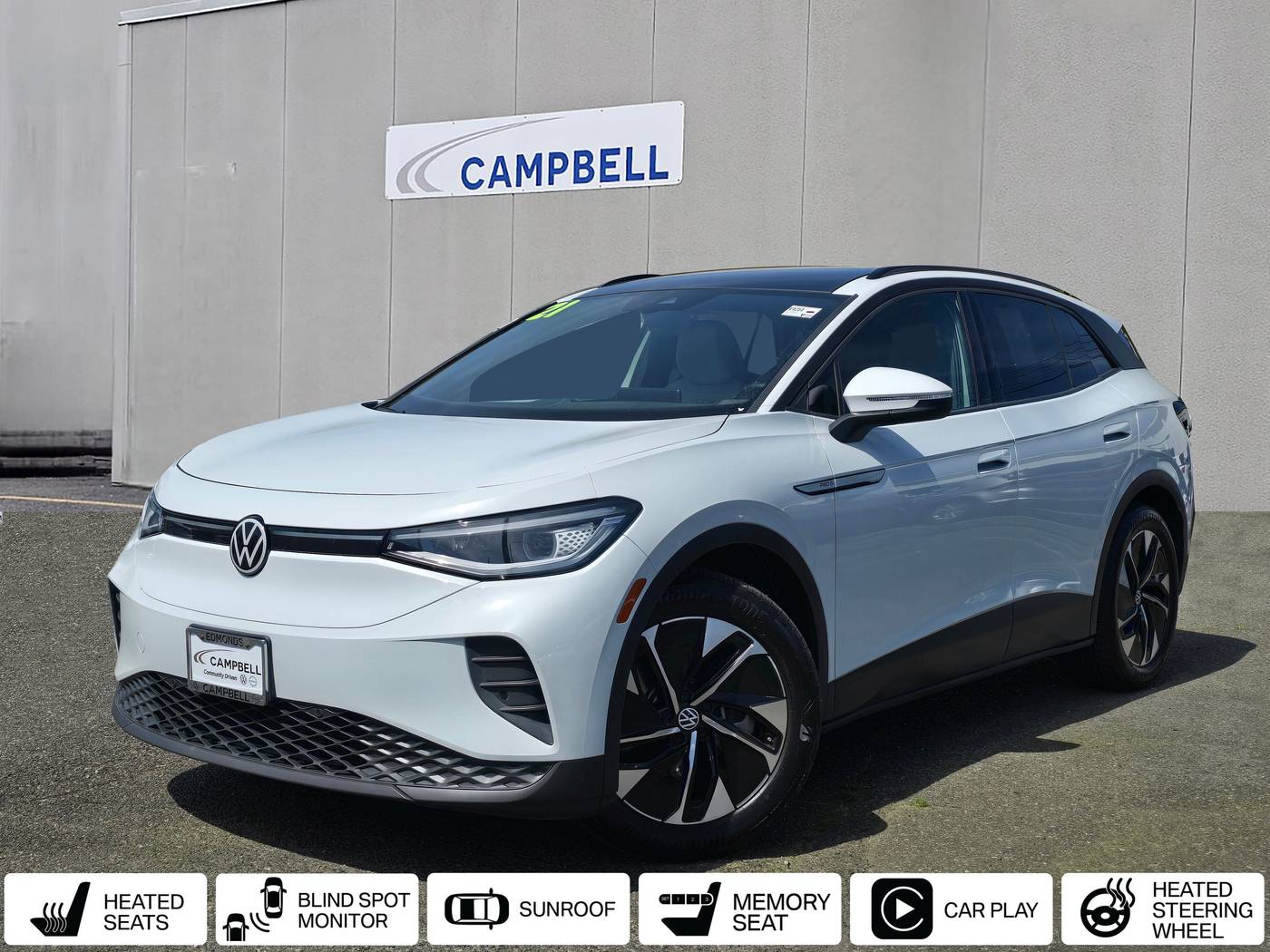 2021 Volkswagen ID.4 Pro S — SUV — 30,738 mi — Edmonds, WA