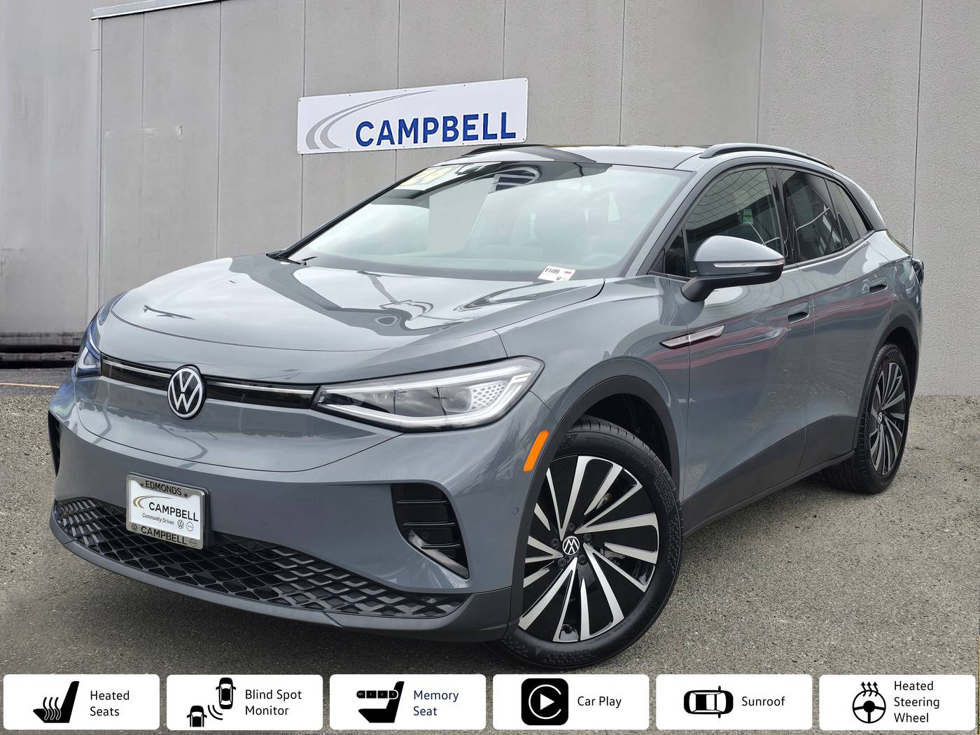 2024 Volkswagen ID.4 S — SUV — 6,256 mi — Edmonds, WA